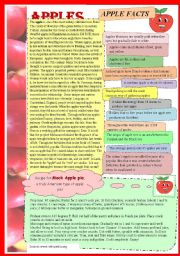 English Worksheet: Apples