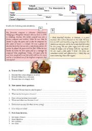 English Worksheet: Mozart or Eminem - a test on music