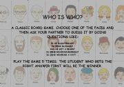 English Worksheet: WHO IS WHO? (1/2)
