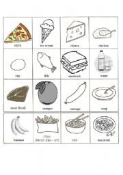 English worksheet: Food and drinks