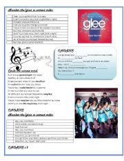 English Worksheet: Loser Like Me from GLEE