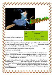 English Worksheet: *** Befana - an italian tradition! ***