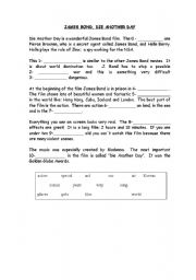 English worksheet: Reading 