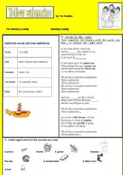 English Worksheet: Yellow submarine