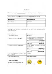 job interview sheet