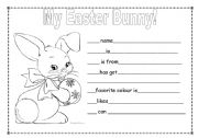 English Worksheet: Easter Bunny