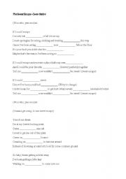 English worksheet: The Sweet Scape - Gwen Stefani