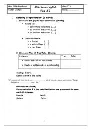 English ordinary test