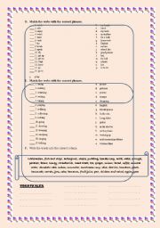 English worksheet: 6th Grade General Revision Part 2