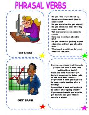 English Worksheet: PHRASAL VERBS