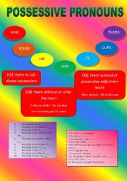 English worksheet: Possessive Pronouns