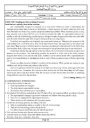 English Worksheet: supermarkets