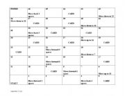 English Worksheet: Snake and Ladder Board Game