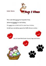 English worksheet: Easter Bunny