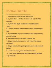 English Worksheet: Grammar