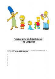 English Worksheet: comparative/superlative