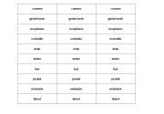 English Worksheet: relative clauses without relative pronoun - game