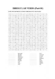 English Worksheet: Simple Past tense  Irregular verbs  cross-word