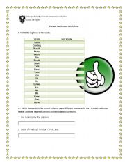 English Worksheet: Present Continuous