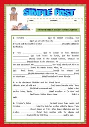 English Worksheet: Simple Past