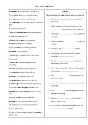 English Worksheet: PHRASAL VERBS with BREAK