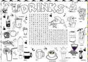 English Worksheet: drinks