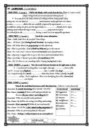 English Worksheet: MID-TERM EXAM N ;3