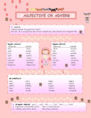 English Worksheet: Adjective and Adverb