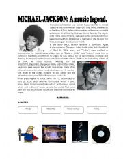 Michael Jackson: a music legend 