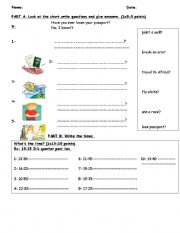 English Worksheet: HAVE YOU EVER...?