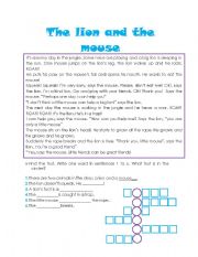 English Worksheet: Present SimpleReading Comprehension 