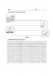 English worksheet: Sports and games 