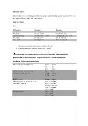 English Worksheet: Present tenses review