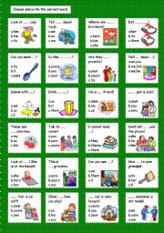 English Worksheet: Pronouns and adjectives
