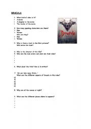 English Worksheet: Dracula, trailer of the movie by Coppola