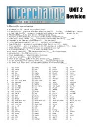 Interchange 2 Unit  2 Revision
