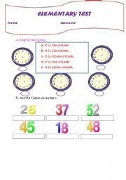 English Worksheet: 4th grade 2nd term 2nd exam (trip 4)