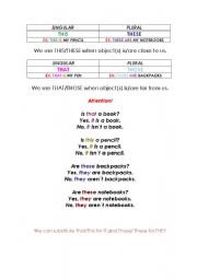 English Worksheet: Demonstrative Pronouns