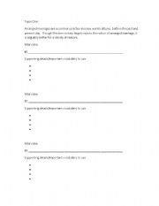 English Worksheet: Pro and Con Debate
