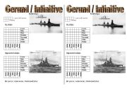 English Worksheet: Battleship Gerund and Infinitive