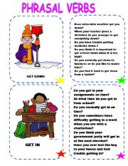 English Worksheet: PHRASAL VERBS