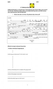 English Worksheet: 6th form test