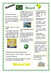 English Worksheet: Brazil