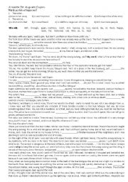 English worksheet: rue morgue part 6