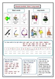 Phonetic symbols