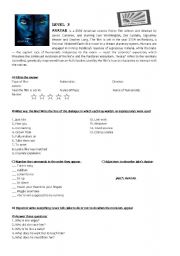 English Worksheet: Avatar- The movie