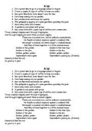 English Worksheet: Phonetics K G