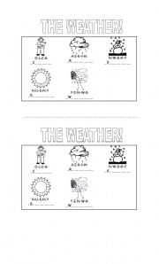 English Worksheet: The weather