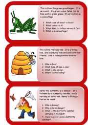 insects - mini comprehensions