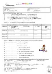 English Worksheet: WHAT4S THE MATTER? TEACHING THE SIMPLE PAST